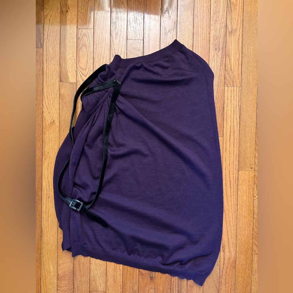 Jean Paul Gaultier Maille Femme Wool Skirt